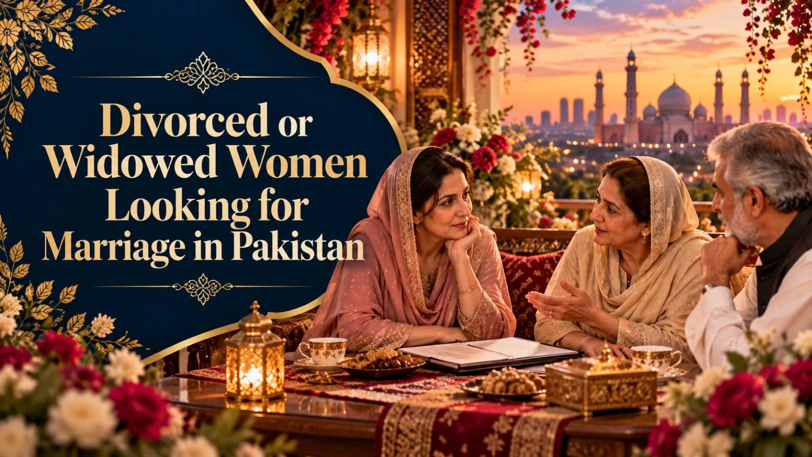 Divorced or Widowed Women Looking for Marriage in Pakistan